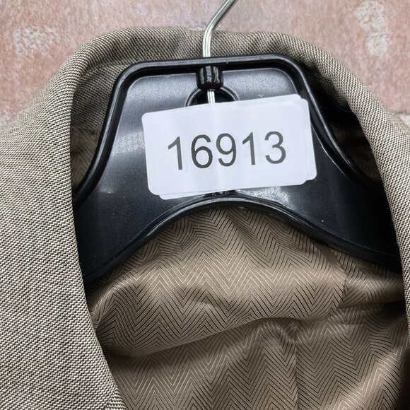 Joseph Abboud Blazer Men 46R Brown Super 120s Loro Piana Wool Classic Italy VTG‎ - Picture 14 of 14